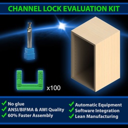 7023-(N)Evaluation Kit - Barbed Channel Lock Demo Unit
